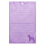 Purple Magic Welsh Terrier Stationery