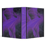 Purple Marble Swirl Binder