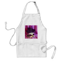 Purple Masquerade Mask Apron