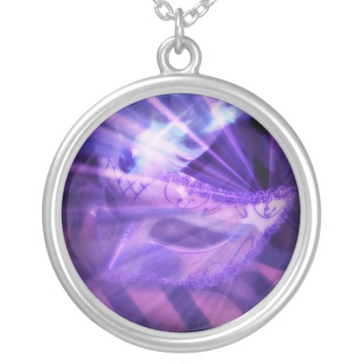 Purple Masquerade Necklace