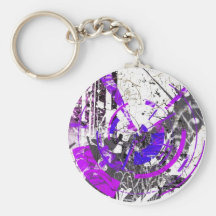 Purple Mess Key Chain