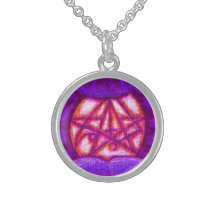 Purple Miasma Sigil Necklace