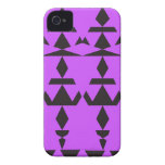 Purple Minimal Tribal iPhone 4 Covers