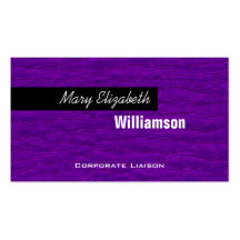Purple Modern Professional Business Cards