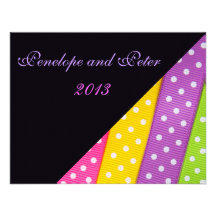 Purple Modern Wedding Invite Bride Save the Date