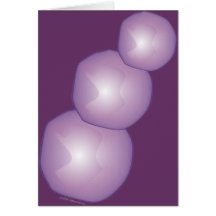 Purple Moon Balls Card