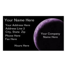 Purple Moon Business Card