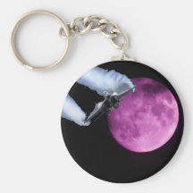 PURPLE MOON FIGHTER JET KEY CHAIN