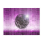 Purple moon postcard