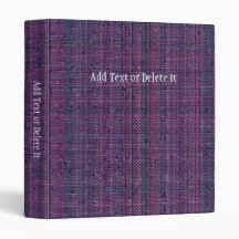 Purple Mosaic Binders