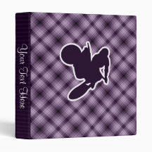 Purple Motocross Whip Vinyl Binders