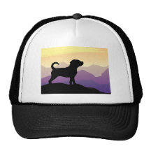 Purple Mountains Puggle Dog Hat