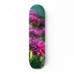 Purple Mums Flowers Custom Skateboard
