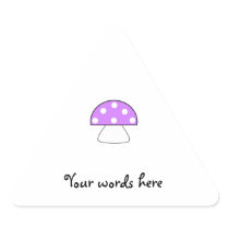 Purple mushroom