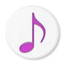 Purple Musical Note