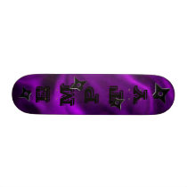 Purple Ninja (EMPTY) Custom Skate Board