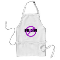 Purple NO BULLYING T-shirts and Buttons Aprons