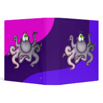 Purple Octopus Binders