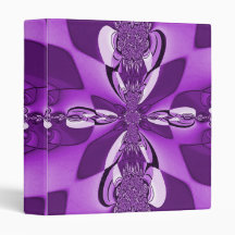 Purple on Purple Fractal Binder