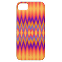 Purple Orange Zigzags