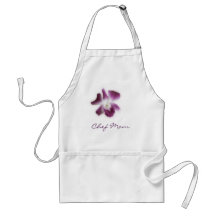 Purple Orchid, Chef Mom Aprons
