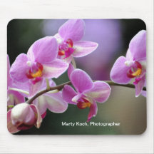 Purple Orchid Mouse Pad