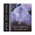 Purple Orchid Save the Date magnets