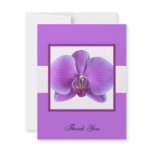 Purple Orchid Wedding Gift Thank You Invitation
