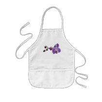 Purple Orchid With Buds Aprons