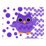 Purple Owl Post Cards