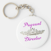 Purple Pageant Director Keychains