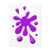 Purple Paint Splodge