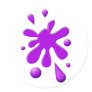 Purple Paint Splodge