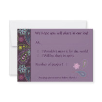 Purple Paisley Announcements
