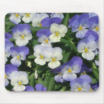 Purple Pansies Mousepad
