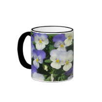Purple Pansies Mug