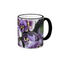 Purple Pansies Mug