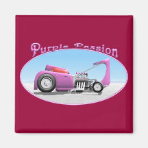 Purple Passion 32 Ford Coupe Magnet