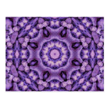 Purple Passion Kaleidoscope Post Card