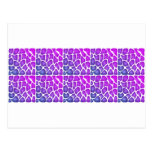 Purple Pattern Post Cards