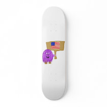 purple peace America Skateboard Deck