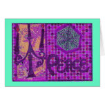 Purple Peace Collage Cards