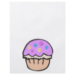 Purple Peace Cupcake Custom Flyer