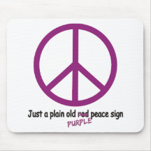 Purple Peace Mousepad
