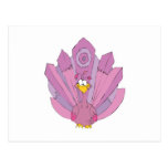 purple peacock postcards