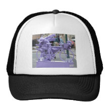 Purple Pedaller Mesh Hats