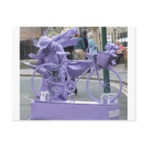 Purple Pedaller Post Cards