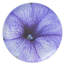 Purple Petunia Plate