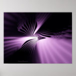 Purple Phoenix Poster