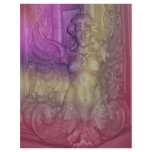 purple pink angel customized letterhead